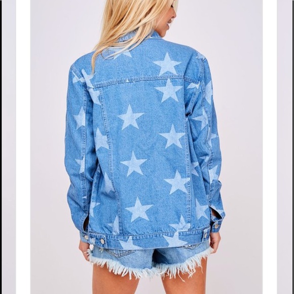 🌟🌟Last One🌟🌟Star Denim Jacket - Picture 3 of 8